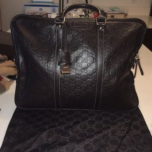 Gucci Guccissima large unisex laptopbriefcase NWOT